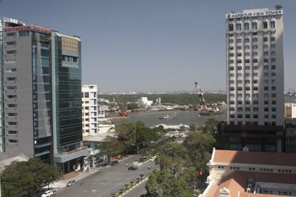 Nguyen Hue looked very different in 2010 Nguyen Hue looked very different in 2010
